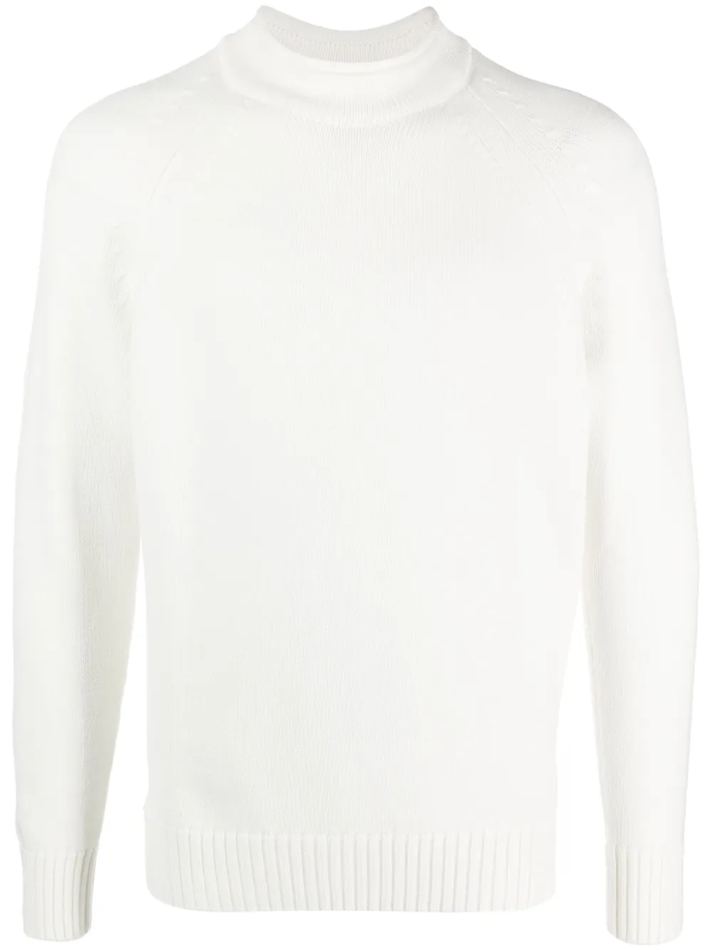 Джемпер тонкой вязки с воротником-стойкой Zanone, белый
Джемпер тонкой вязки с воротником-стойкой Zanone, белый