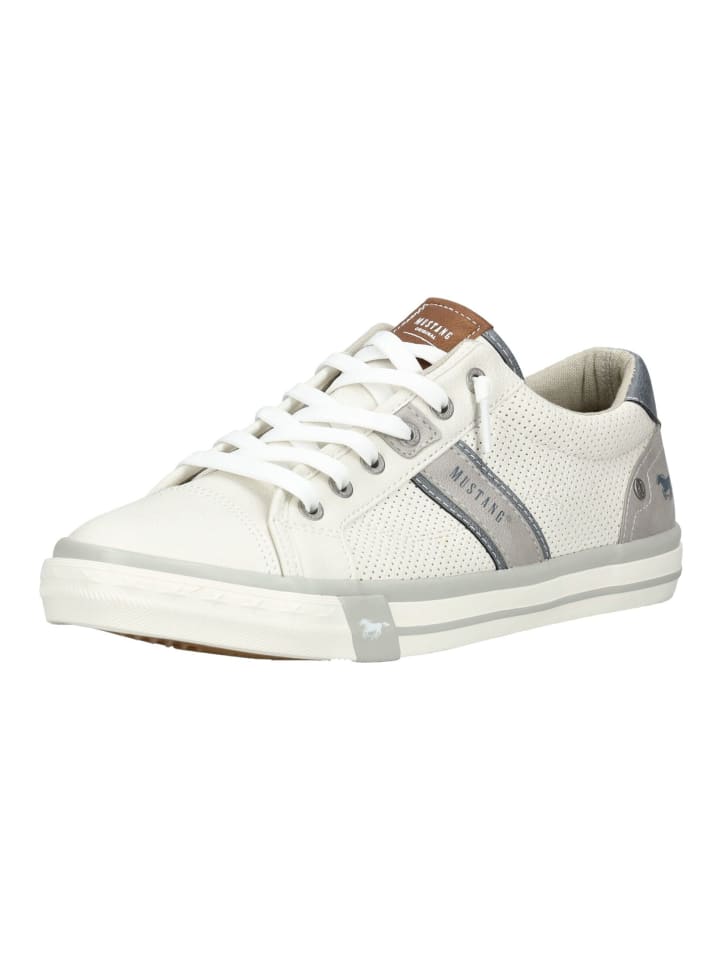 Низкие кроссовки Mustang, белый 
Низкие кроссовки Mustang, белый