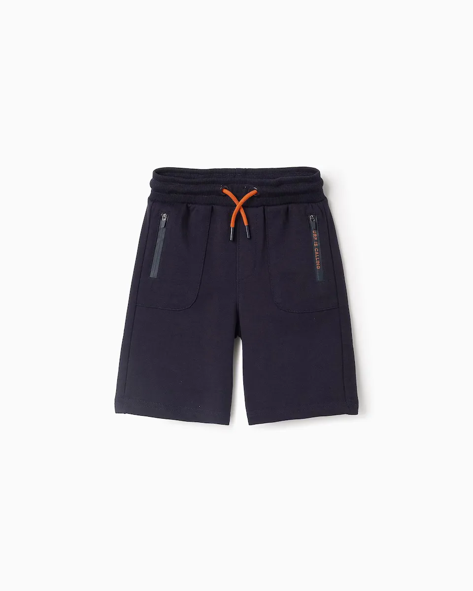 Шорты-бермуды для мальчиков с эластичным поясом и шнурком Zippy, тёмно-синий
Шорты-бермуды для мальчиков с эластичным поясом и шнурком Zippy, тёмно-синий