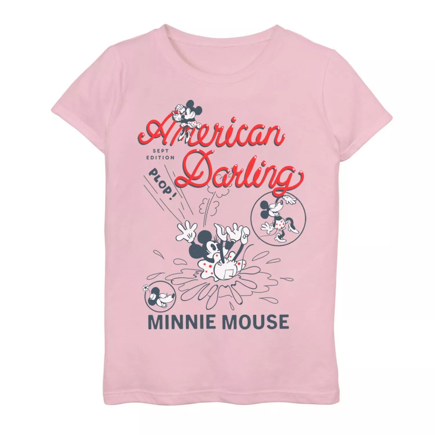 Футболка Disney's Minnie Mouse с рисунком комиксов American Darling для девочек 7–16 лет Disney
Футболка Disney's Minnie Mouse с рисунком комиксов American Darling для девочек 7–16 лет Disney