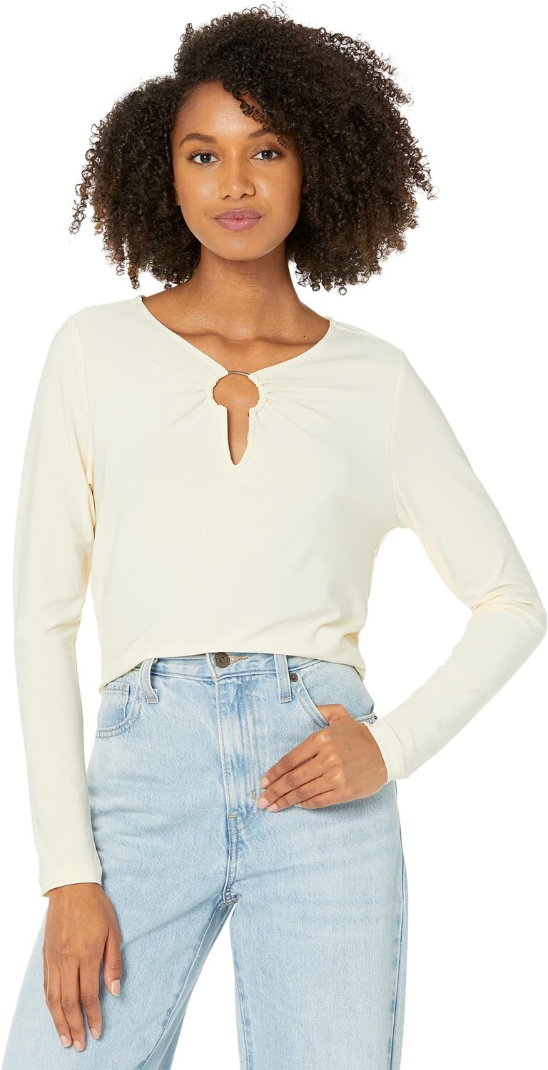 Топ BCBGeneration Long Sleeve Keyhole Top with Hardware - W1WX5T07, цвет Ivory/Pearl
Топ BCBGeneration Long Sleeve Keyhole Top with Hardware - W1WX5T07, цвет Ivory/Pearl