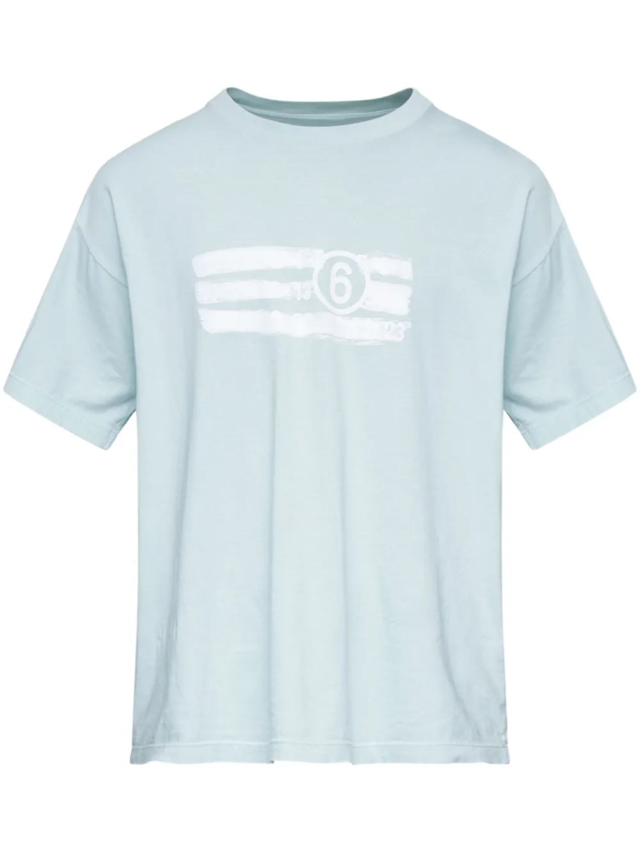 MM6 Maison Margiela футболка с принтом, синий
MM6 Maison Margiela футболка с принтом, синий