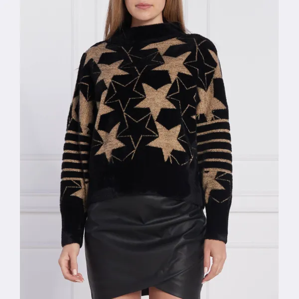 Свитер обычного кроя с добавлением шерсти Liu Jo, черный
Свитер обычного кроя с добавлением шерсти Liu Jo, черный