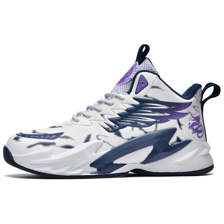 BIANSULONG Баскетбольные кроссовки унисекс высокие черно-бело-сине-фиолетовые, цвет White Blue Purple
BIANSULONG Баскетбольные кроссовки унисекс высокие черно-бело-сине-фиолетовые, цвет White Blue Purple