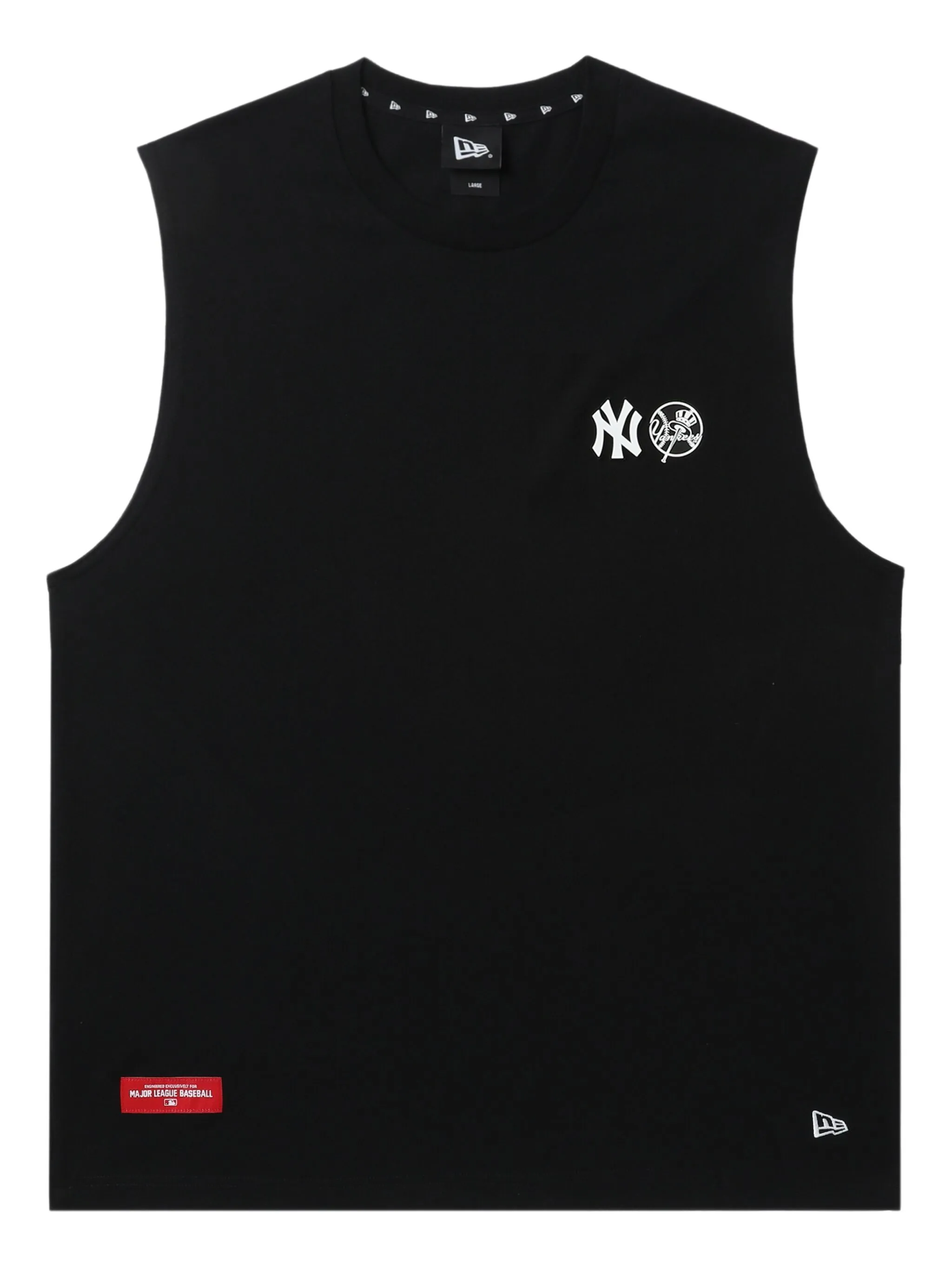 Топ без рукавов с логотипом New Era Cap, черный
Топ без рукавов с логотипом New Era Cap, черный