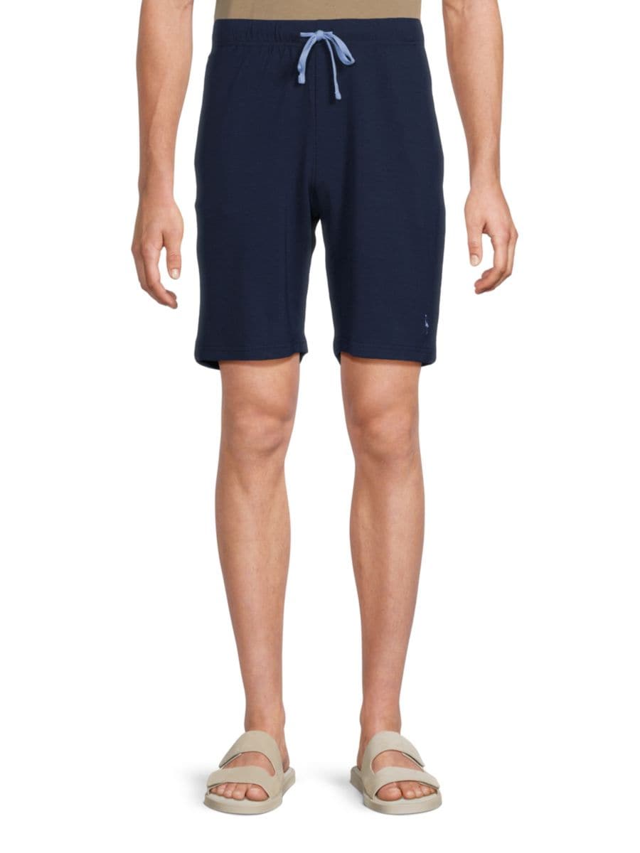 Шорты с логотипом из французского трикотажа TailorByrd, темно-синий
Шорты с логотипом из французского трикотажа TailorByrd, темно-синий