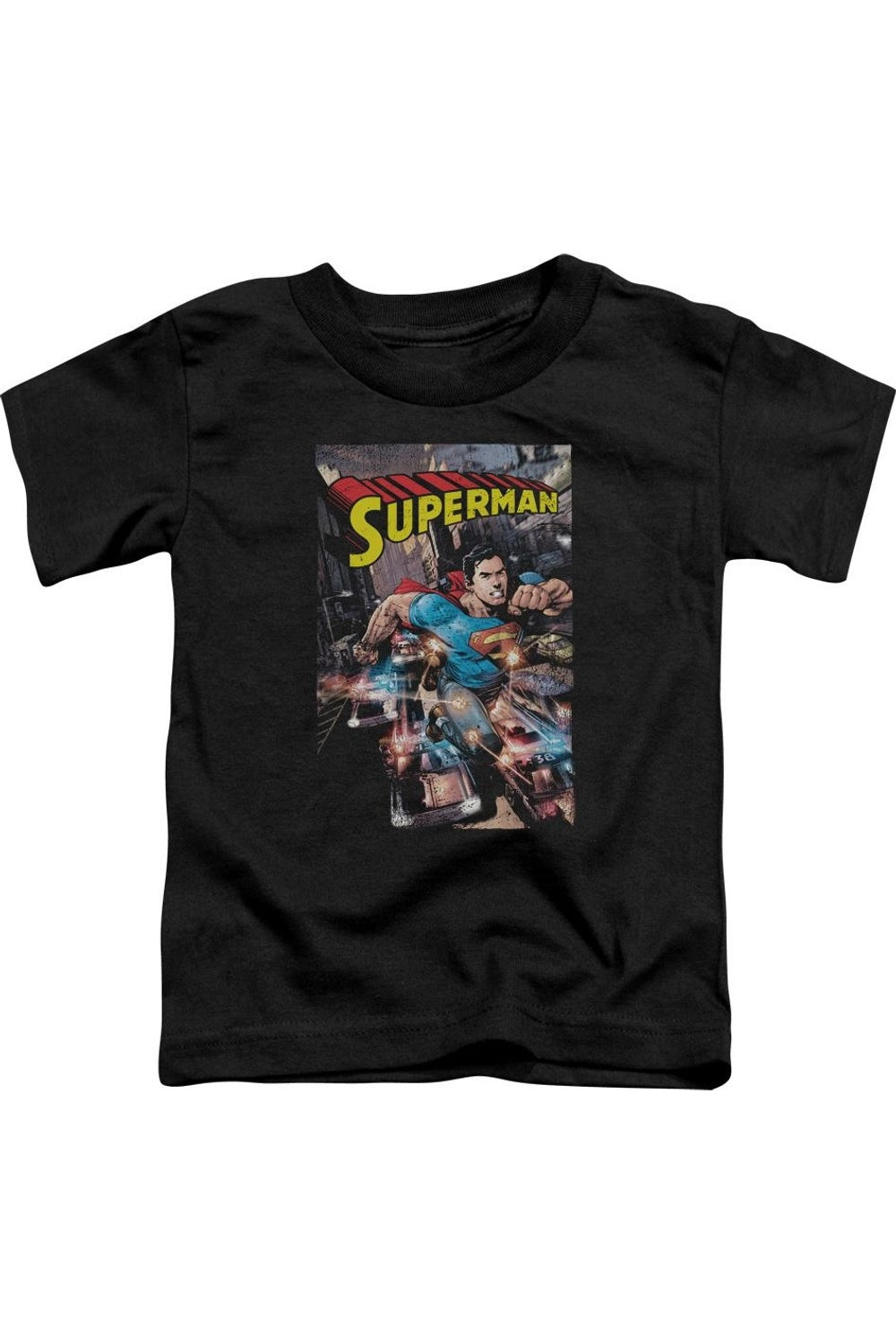 Футболка с коротким рукавом Superman Action One для малышей Gildan, черный
Футболка с коротким рукавом Superman Action One для малышей Gildan, черный