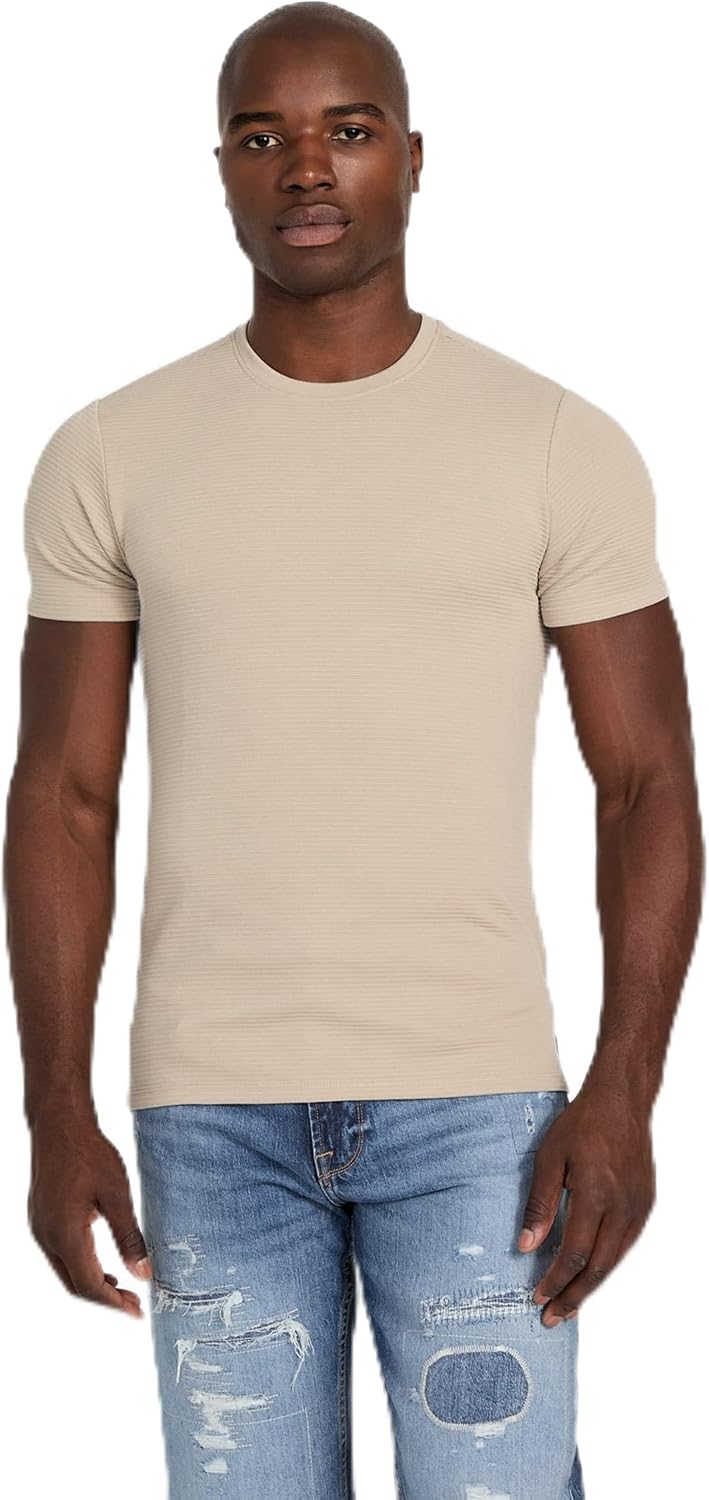 Мужская футболка GUESS с коротким рукавом и текстурированной полоской, Pasadena Stone
Мужская футболка GUESS с коротким рукавом и текстурированной полоской, Pasadena Stone