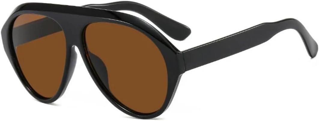 Солнцезащитные очки с защитой UV400 | Увеличенная оправа, линзы конфетного цвета | Для женщин и мужчин, для занятий спортом на открытом воздухе и вождения DSVIGF, Black Brown
Солнцезащитные очки с защитой UV400 | Увеличенная оправа, линзы конфетного цвета | Для женщин и мужчин, для занятий спортом на открытом воздухе и вождения DSVIGF, Black Brown