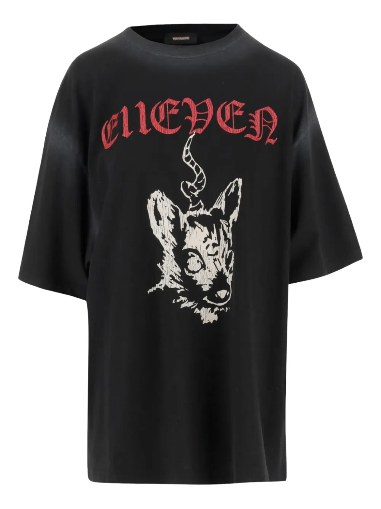 Футболка из хлопка с графическим принтом We11done, черный
Футболка из хлопка с графическим принтом We11done, черный