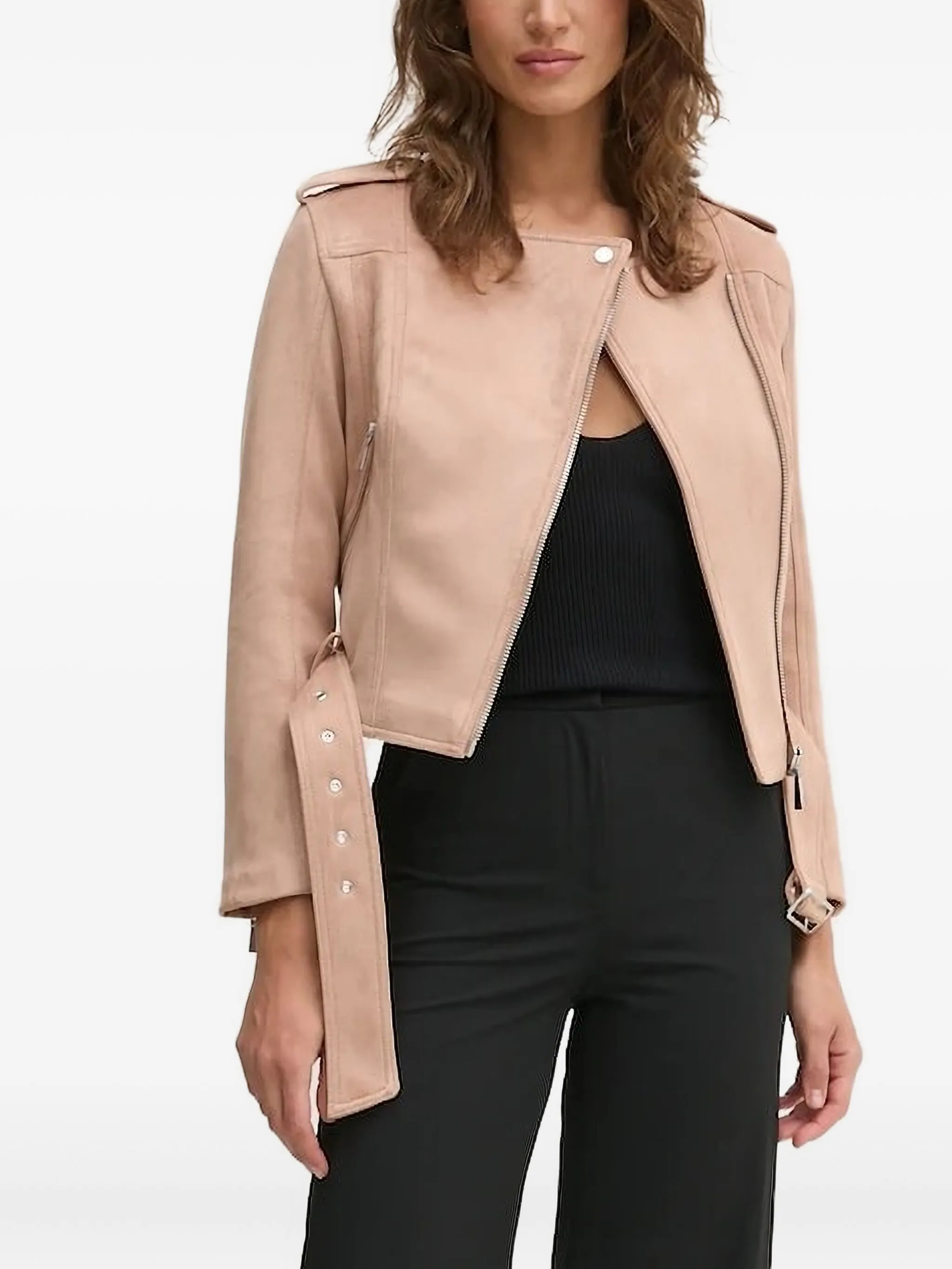 Куртка на молнии с поясом Sisley, розовый
Куртка на молнии с поясом Sisley, розовый