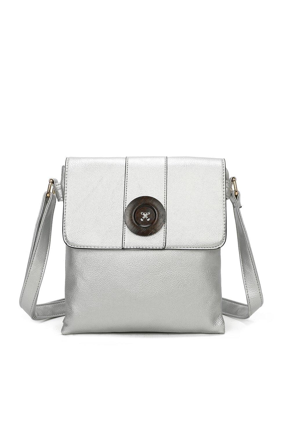 Сумка-мессенджер Danchu на пуговицах из искусственной кожи Fontanella Fashion, серебро, Серый, Сумка-мессенджер Danchu на пуговицах из искусственной кожи Fontanella Fashion, серебро
Сумка-мессенджер Danchu на пуговицах из искусственной кожи Fontanella Fashion, серебро, Серый, Сумка-мессенджер Danchu на пуговицах из искусственной кожи Fontanella Fashion, серебро