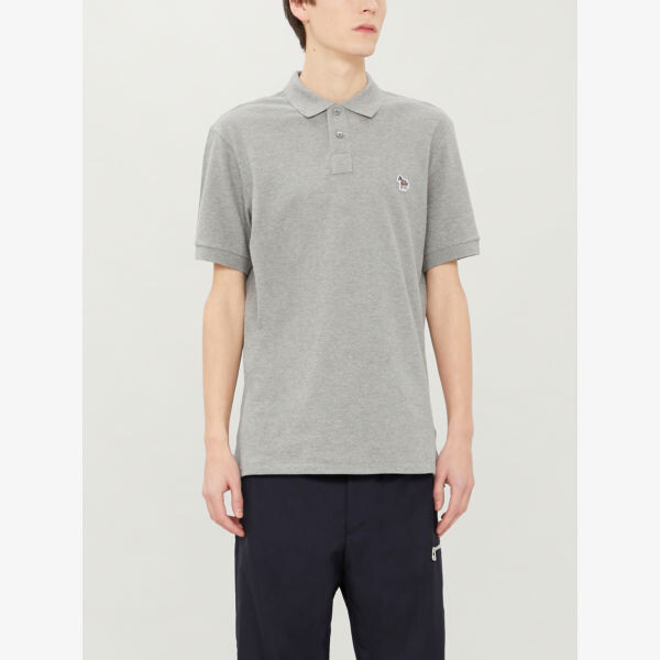 Рубашка-поло из хлопкового пике с аппликацией под зебру Ps By Paul Smith, серый
Рубашка-поло из хлопкового пике с аппликацией под зебру Ps By Paul Smith, серый