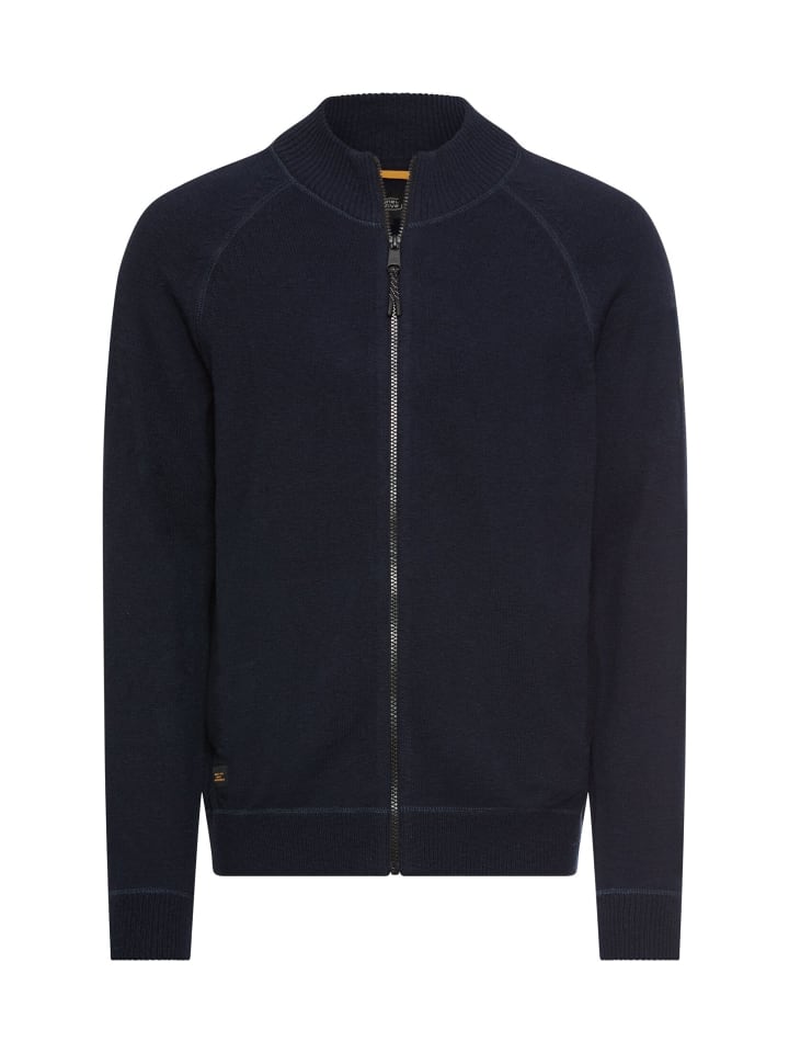 Темно-синий кардиган на молнии Camel Active
Темно-синий кардиган на молнии Camel Active