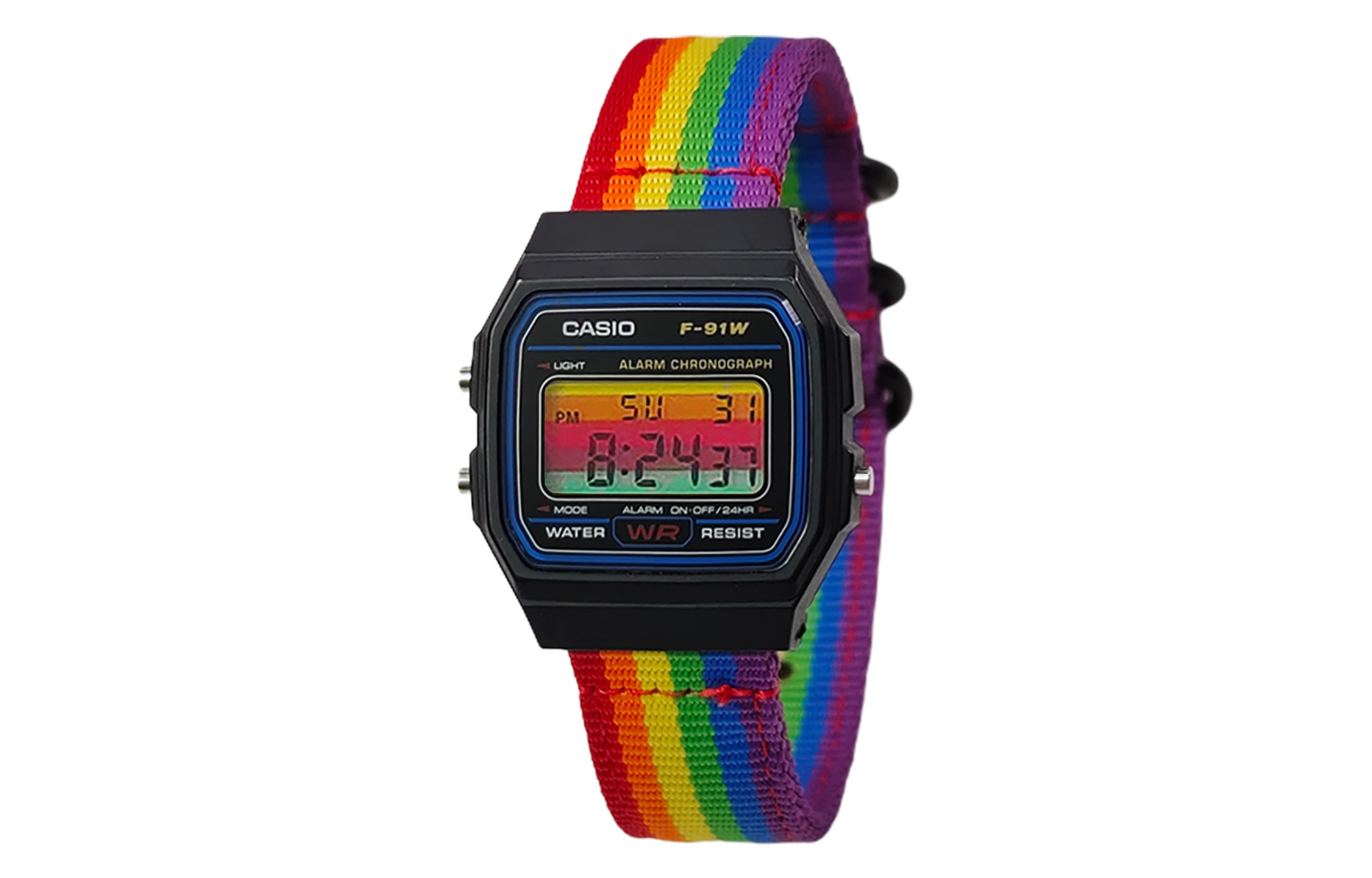 CASIO Мужские часы Retrofit Series с кварцевым механизмом и нейлоновым ремешком, черный циферблат
CASIO Мужские часы Retrofit Series с кварцевым механизмом и нейлоновым ремешком, черный циферблат