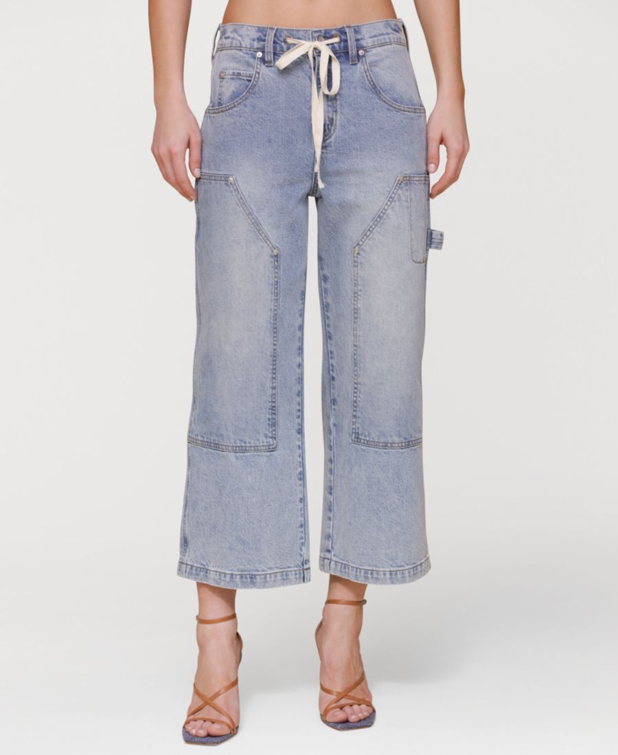 Женские укороченные джинсы в стиле милитари с завязками Avec Les Filles, Bandlands Wash
Женские укороченные джинсы в стиле милитари с завязками Avec Les Filles, Bandlands Wash