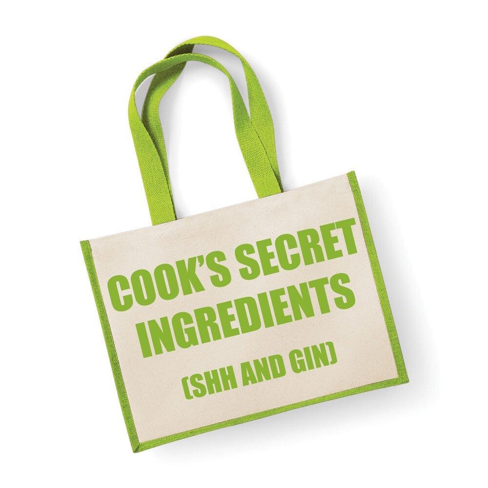 Большая джутовая сумка с секретными ингредиентами повара (тсс и джин), зеленая сумка 60 SECOND MAKEOVER, зеленый 
Большая джутовая сумка с секретными ингредиентами повара (тсс и джин), зеленая сумка 60 SECOND MAKEOVER, зеленый