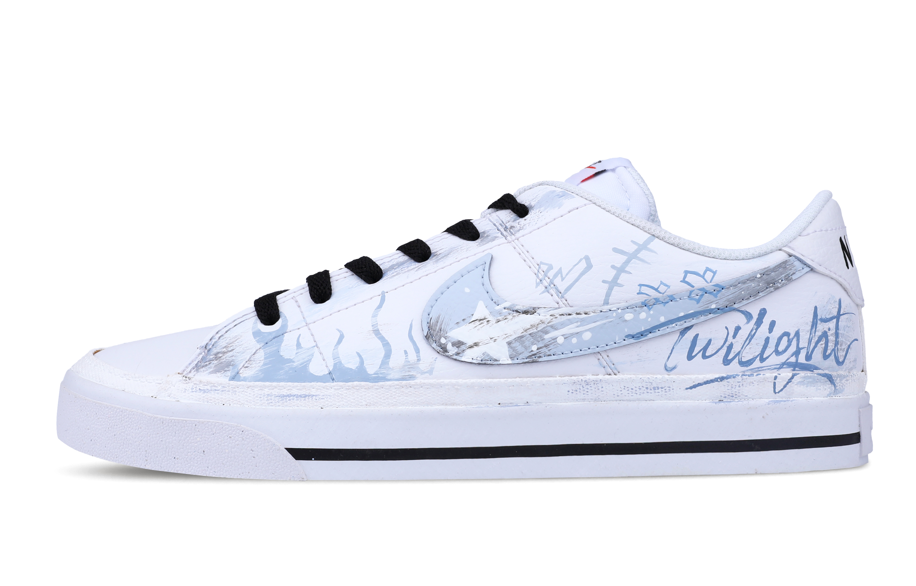 Nike Низкие противоскользящие кроссовки для скейтборда Court Legacy, мужские, белые, синие 
Nike Низкие противоскользящие кроссовки для скейтборда Court Legacy, мужские, белые, синие