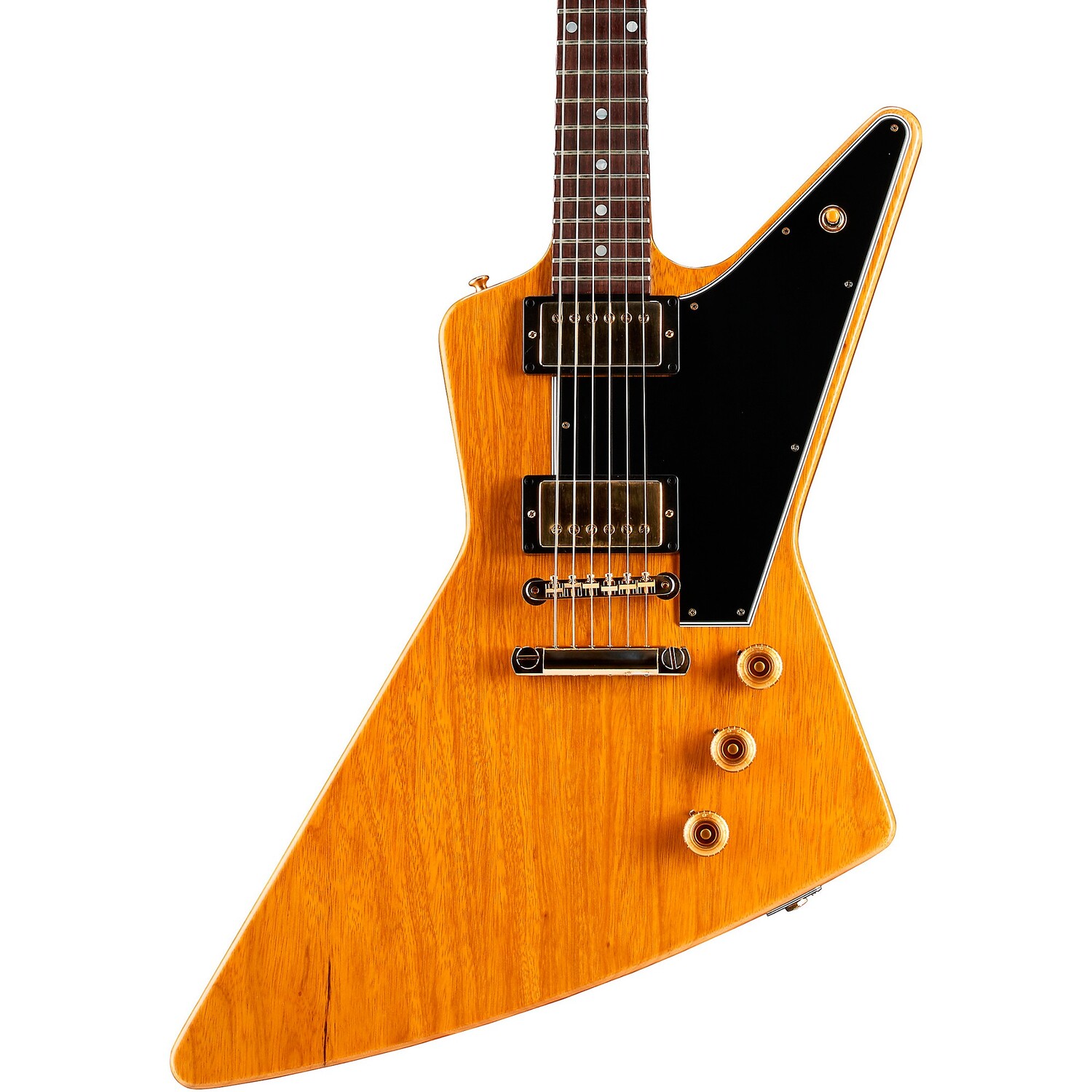 Электрогитара Gibson Custom 1958 Korina Explorer Black Pickguard, натуральный
Электрогитара Gibson Custom 1958 Korina Explorer Black Pickguard, натуральный