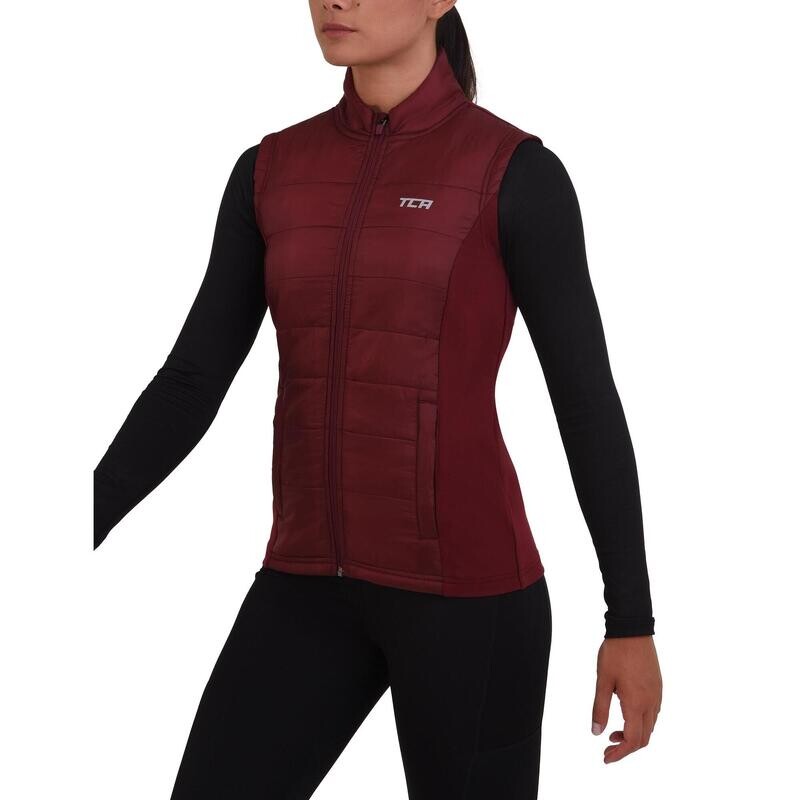 Женский жилет Tca, бордо 
Женский жилет Tca, бордо