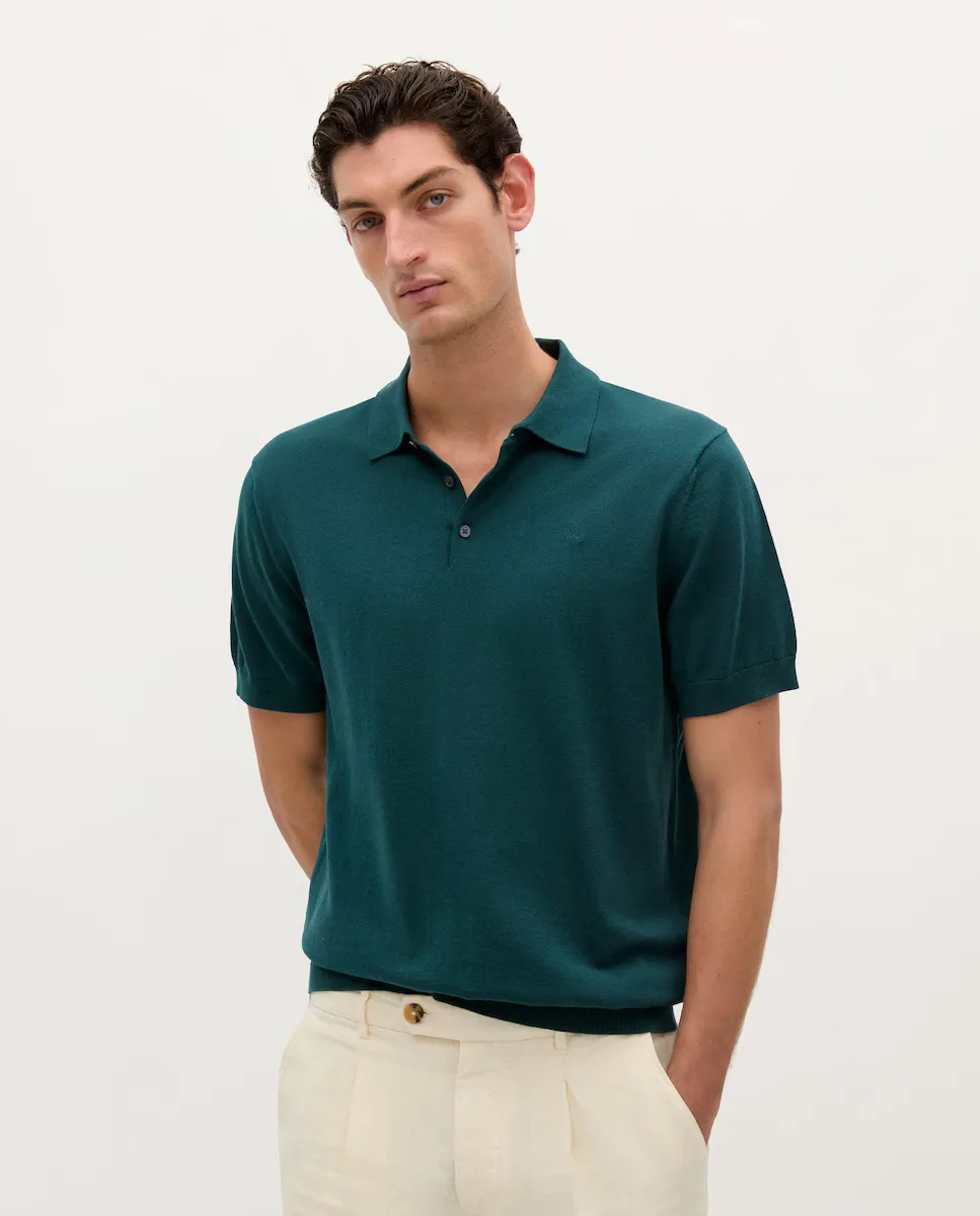 Мужская рубашка-поло прямого кроя с короткими рукавами Scalpers, темно-зеленый
Мужская рубашка-поло прямого кроя с короткими рукавами Scalpers, темно-зеленый