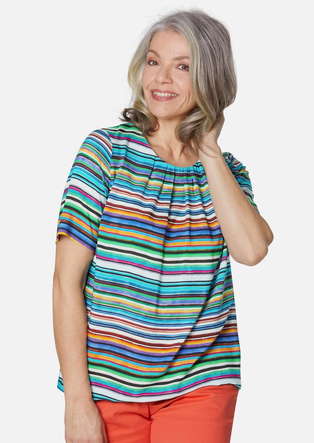 Блуза GOLDNER Druck, цвет bunt/geringelt
Блуза GOLDNER Druck, цвет bunt/geringelt