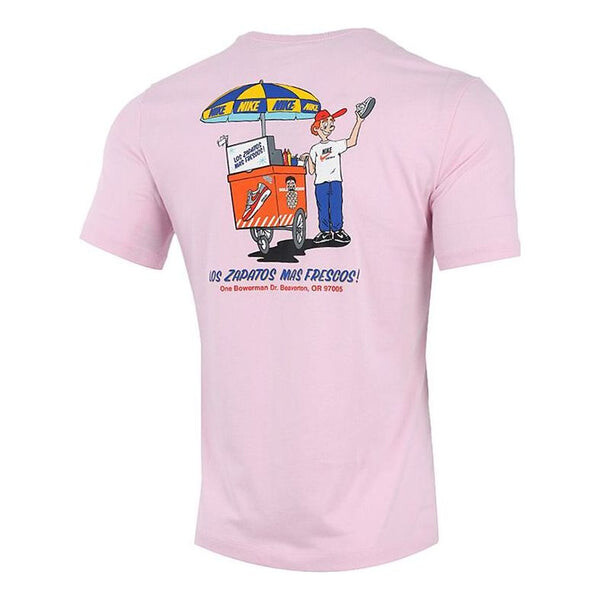 Футболка спортивная подошва еда узор печать Nike, розовый
Футболка спортивная подошва еда узор печать Nike, розовый