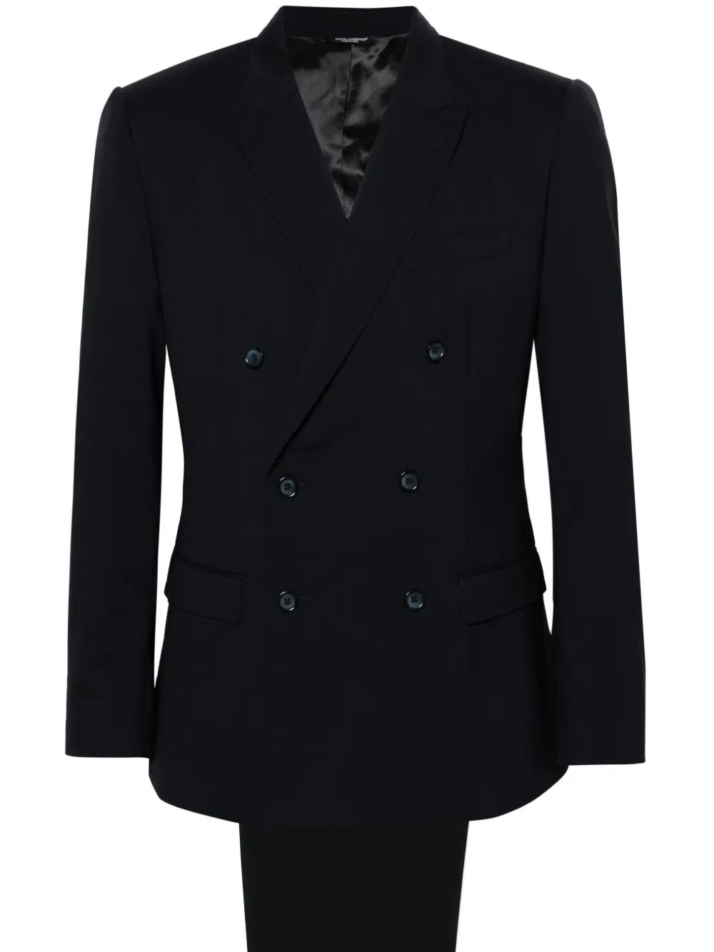 Твиловый двубортный пиджак DOLCE & GABBANA, синий
Твиловый двубортный пиджак DOLCE & GABBANA, синий