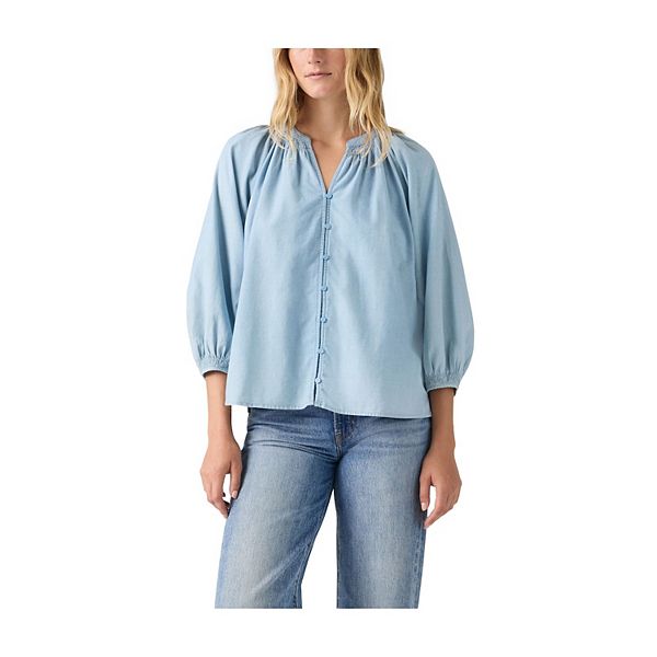 Блузка Phoebe с рукавами-фонариками Levi'S, Soft Current
Блузка Phoebe с рукавами-фонариками Levi'S, Soft Current