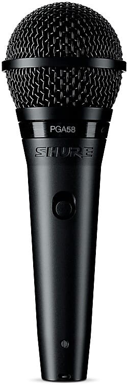 Кардиоидный динамический вокальный микрофон Shure PGA58-LC
Кардиоидный динамический вокальный микрофон Shure PGA58-LC