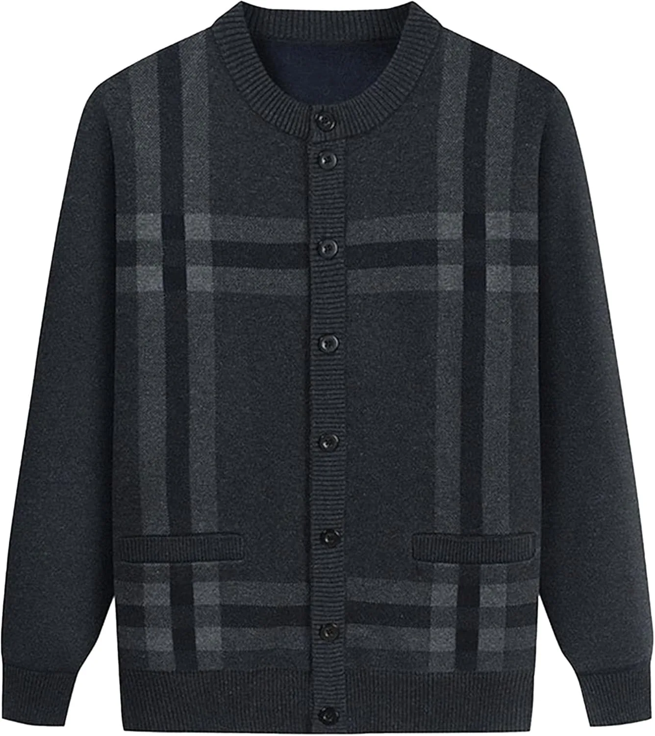 Мужской кардиган с V-образным вырезом и воротником-шалью
Мужской кардиган с V-образным вырезом и воротником-шалью