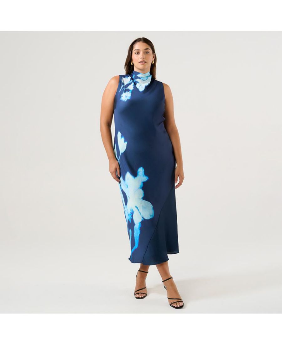 Платье Майла с высоким воротником ESTELLE, Blue
Платье Майла с высоким воротником ESTELLE, Blue