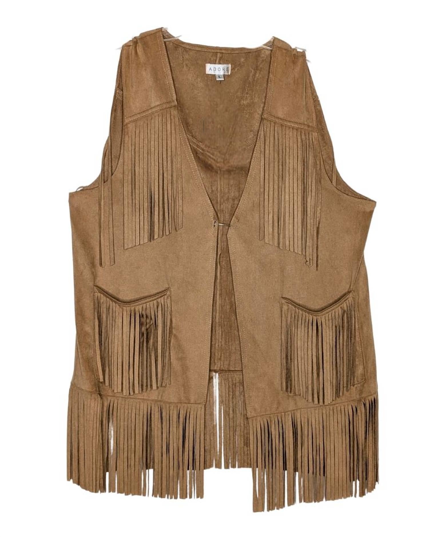 Женская облегченная жилетка из искусственной кожи в бежевом цвете Adore
Женская облегченная жилетка из искусственной кожи в бежевом цвете Adore