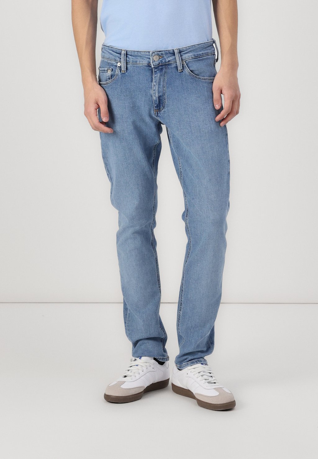 Зауженные джинсы Jack & Jones, синий деним
Зауженные джинсы Jack & Jones, синий деним