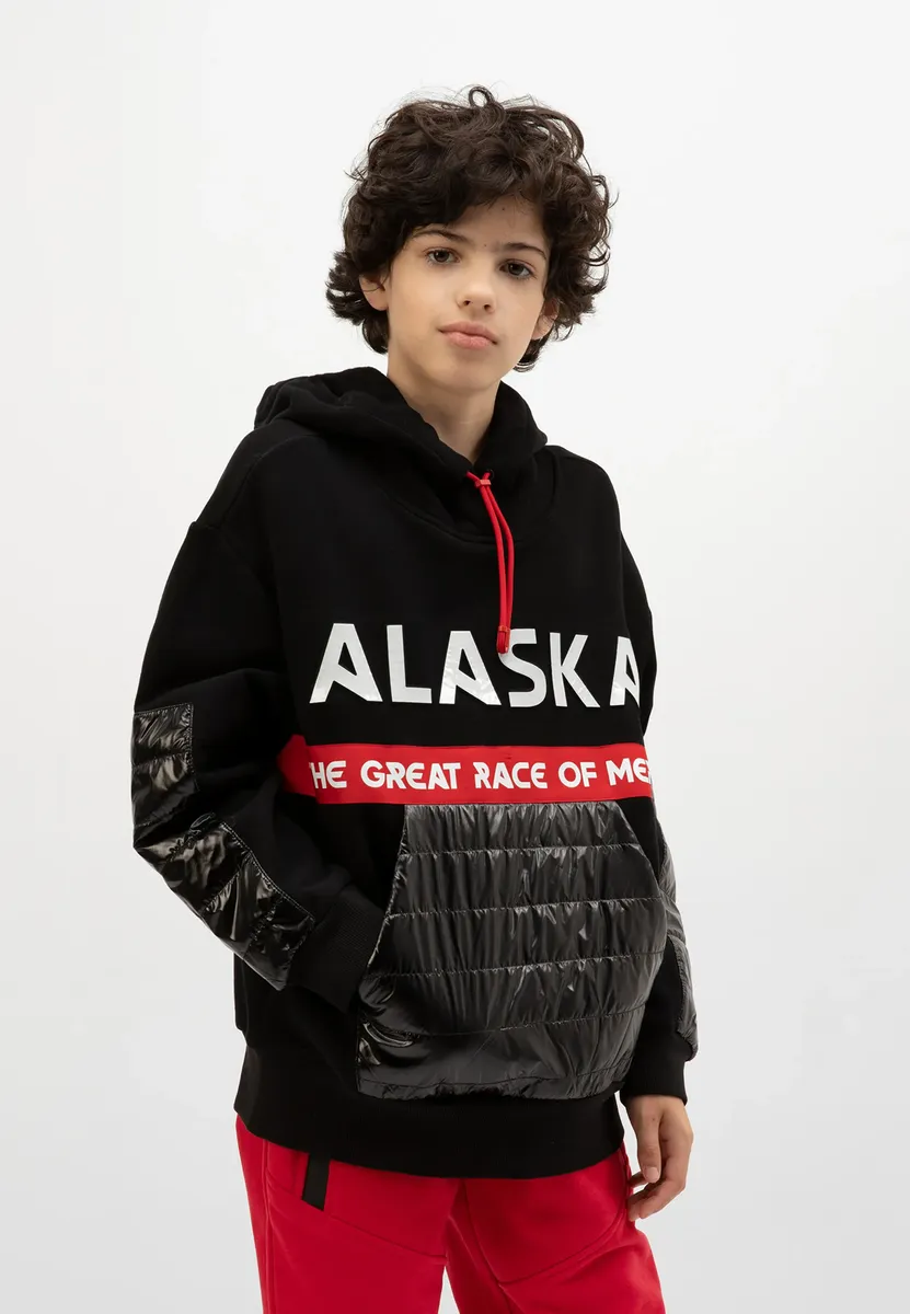 Толстовка Gulliver с капюшоном и крупным принтом, черный
Толстовка Gulliver с капюшоном и крупным принтом, черный