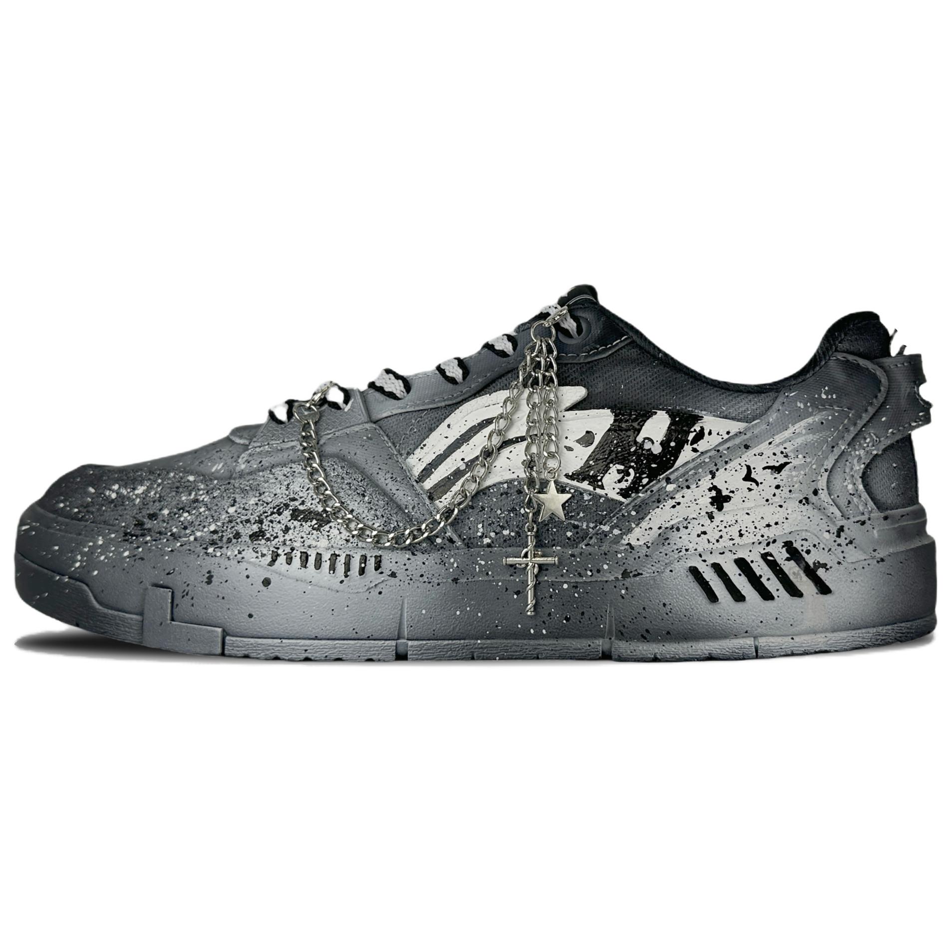 LINING Низкие противоскользящие износостойкие кроссовки для скейтбординга Yuan Chu, мужские, черно-серые
LINING Низкие противоскользящие износостойкие кроссовки для скейтбординга Yuan Chu, мужские, черно-серые