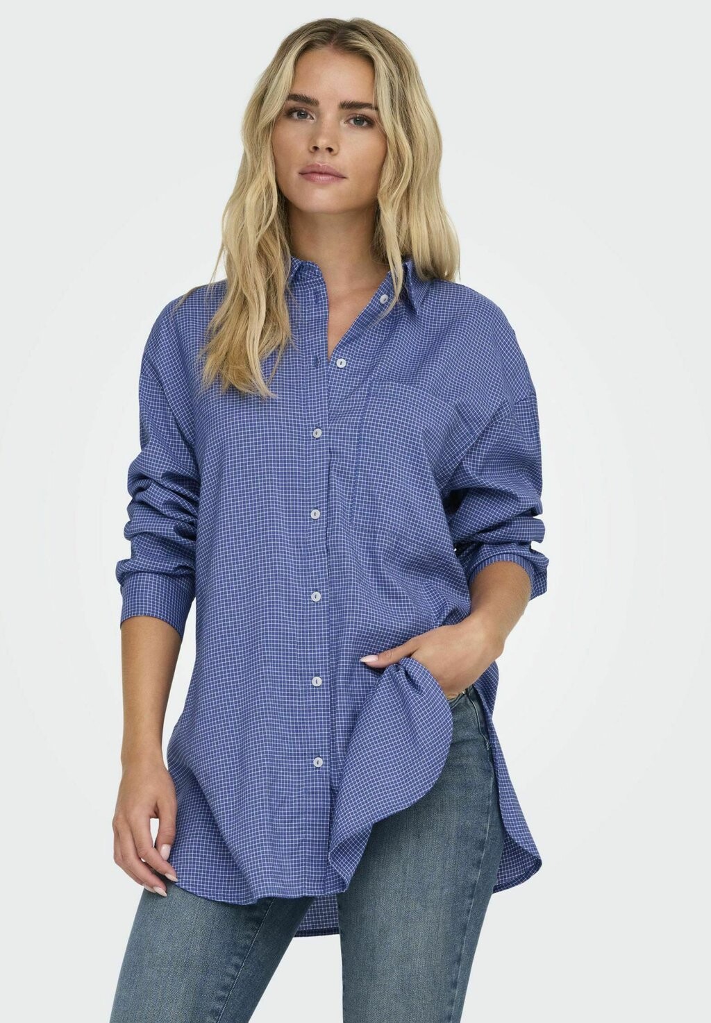 Блузка на пуговицах ONLMAGGIE ONLY, темно-синий
Блузка на пуговицах ONLMAGGIE ONLY, темно-синий