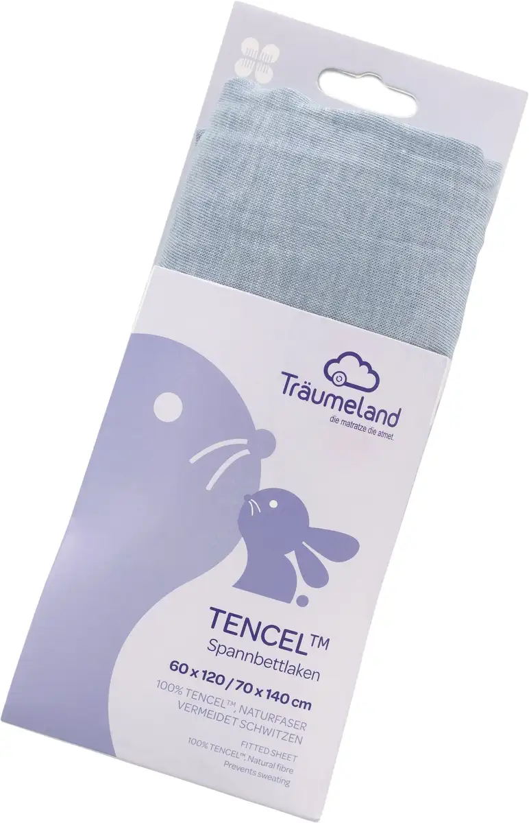 Простыня Träumeland "высококачественная простыня из Tencel", Tencel обеспечивает особенно сухую и здоровую среду для сна 70х140 см, 1 шт., синий
Простыня Träumeland "высококачественная простыня из Tencel", Tencel обеспечивает особенно сухую и здоровую среду для сна 70х140 см, 1 шт., синий