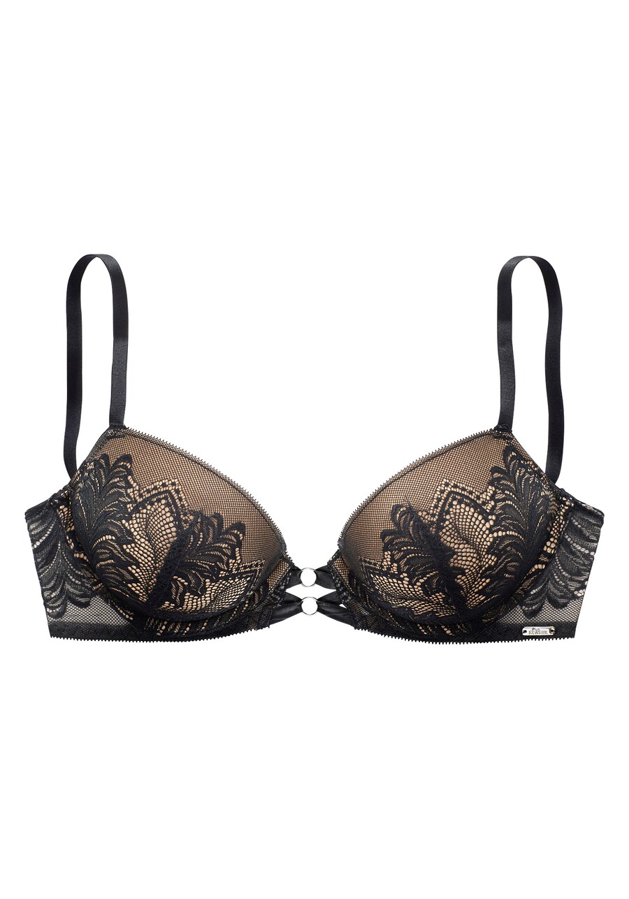 Бюстгальтер пуш-ап LASCANA, черный
Бюстгальтер пуш-ап LASCANA, черный