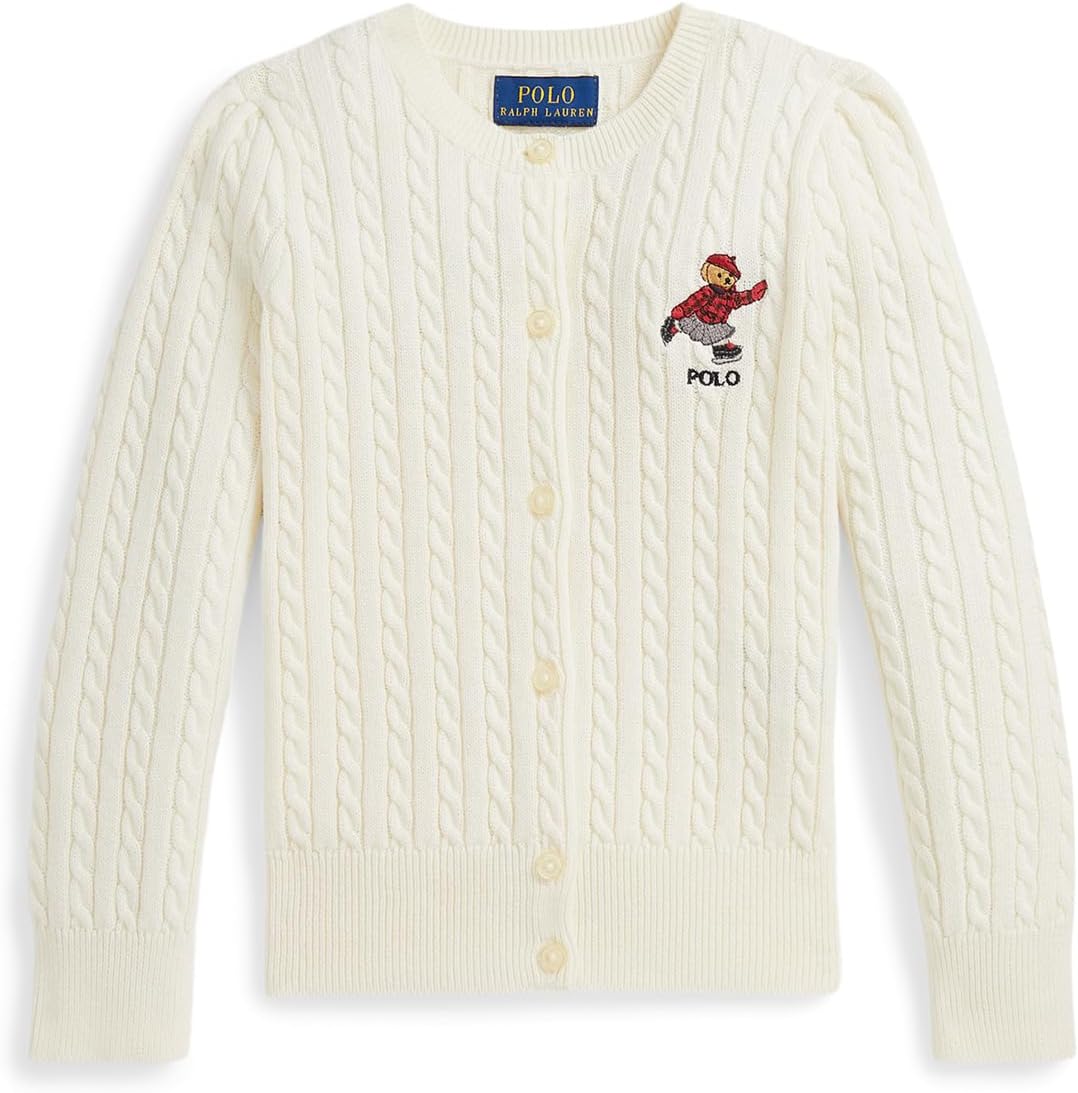 Свитер Polo Ralph Lauren Kids Polo Bear Mini-Cable Cotton Cardigan, Clubhouse Cream/Bear Emb
Свитер Polo Ralph Lauren Kids Polo Bear Mini-Cable Cotton Cardigan, Clubhouse Cream/Bear Emb