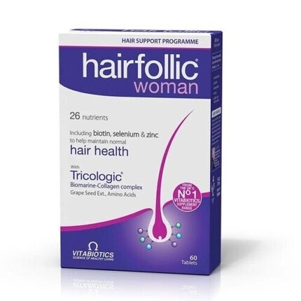 Vitabiotics Hairfollic Женщина 60 таблеток
Vitabiotics Hairfollic Женщина 60 таблеток