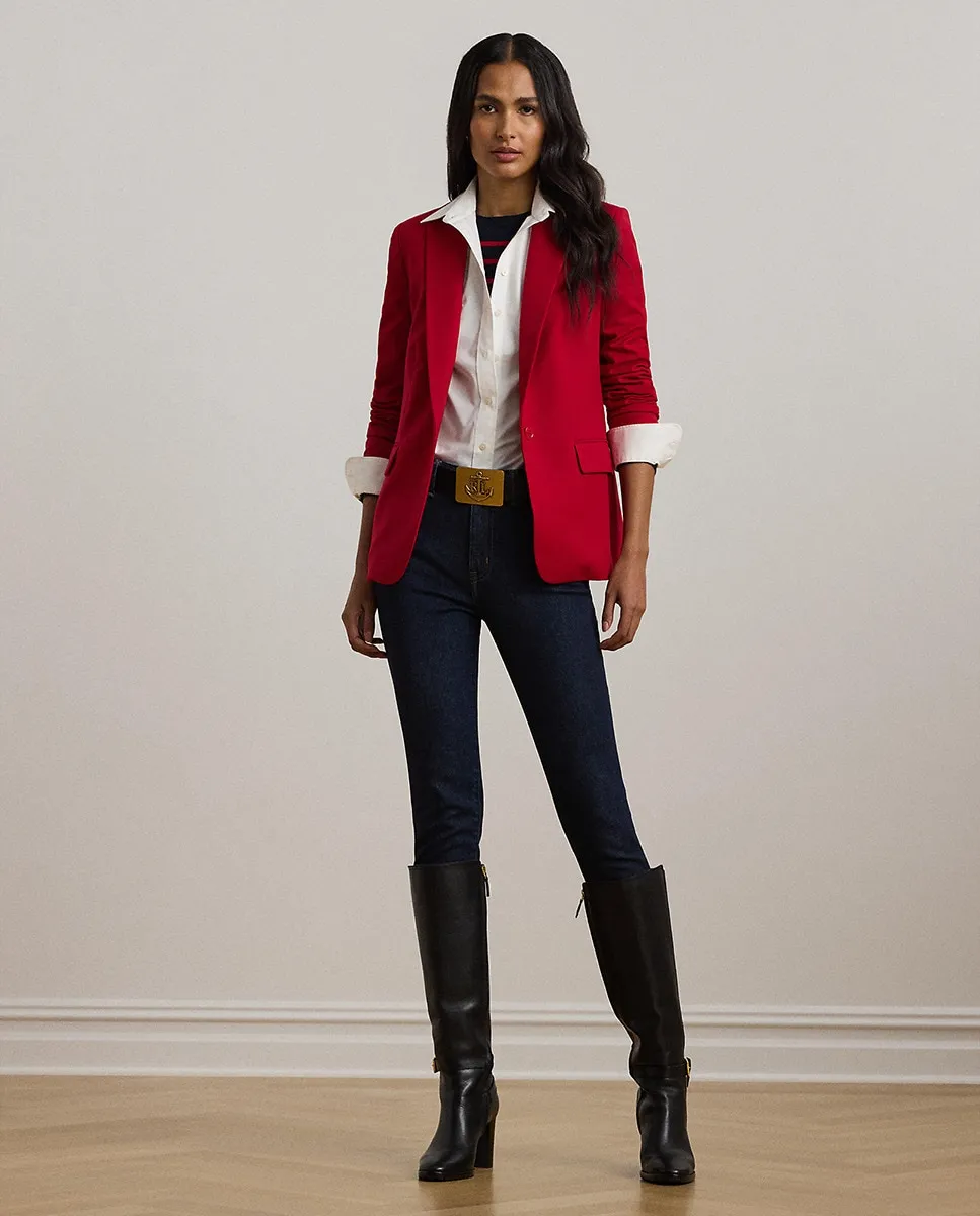 Женские хлопковые джинсы скинни с высокой посадкой Lauren Ralph Lauren, синий
Женские хлопковые джинсы скинни с высокой посадкой Lauren Ralph Lauren, синий