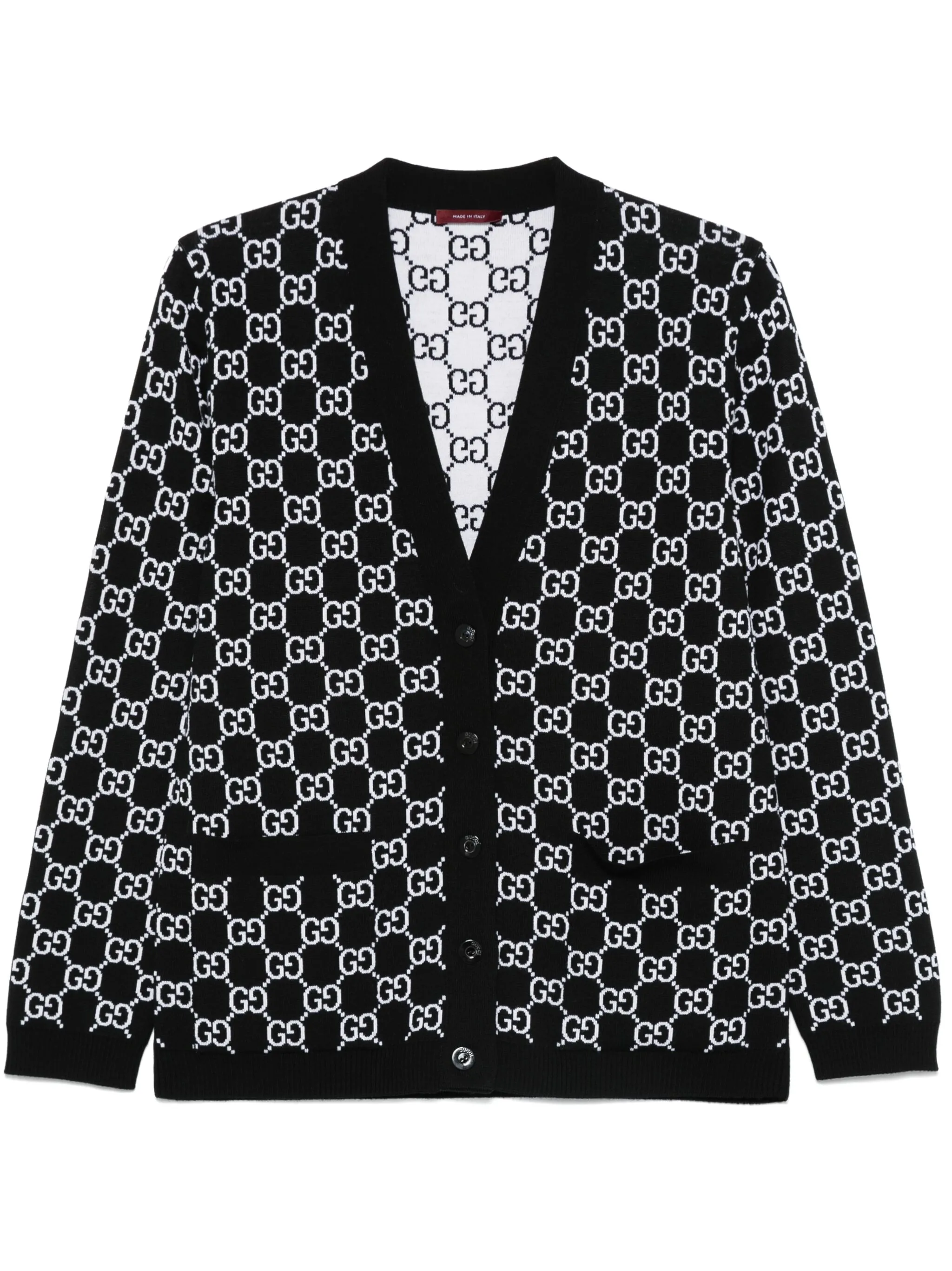 Двусторонний кардиган с узором GG Gucci, черный
Двусторонний кардиган с узором GG Gucci, черный