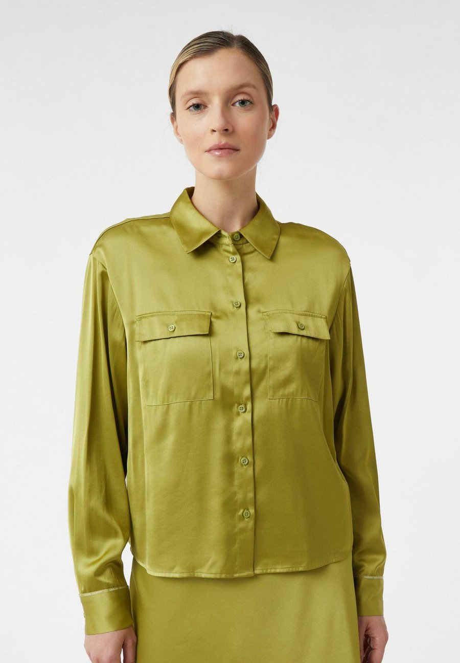 Блуза comma Button-down blouse, Grün/Green
Блуза comma Button-down blouse, Grün/Green