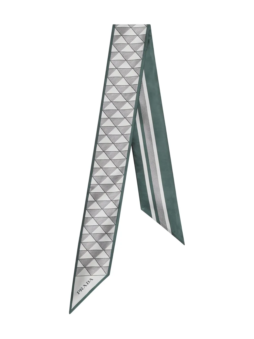 Геометрический шелковый шарф Prada, серый
Геометрический шелковый шарф Prada, серый