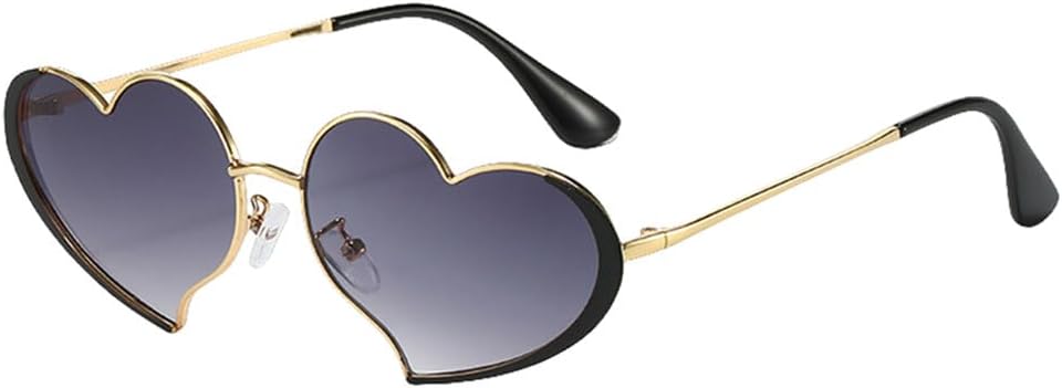 Женские металлические солнцезащитные очки в форме сердца с градиентным переходом цвета для активного отдыха, защита от ультрафиолета UV400, металлические женские солнцезащитные очки TVTBBVV, 1
Женские металлические солнцезащитные очки в форме сердца с градиентным переходом цвета для активного отдыха, защита от ультрафиолета UV400, металлические женские солнцезащитные очки TVTBBVV, 1