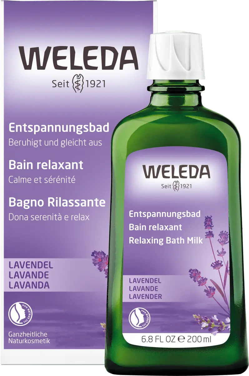 Релаксационная ванна лаванда 200мл Weleda
Релаксационная ванна лаванда 200мл Weleda