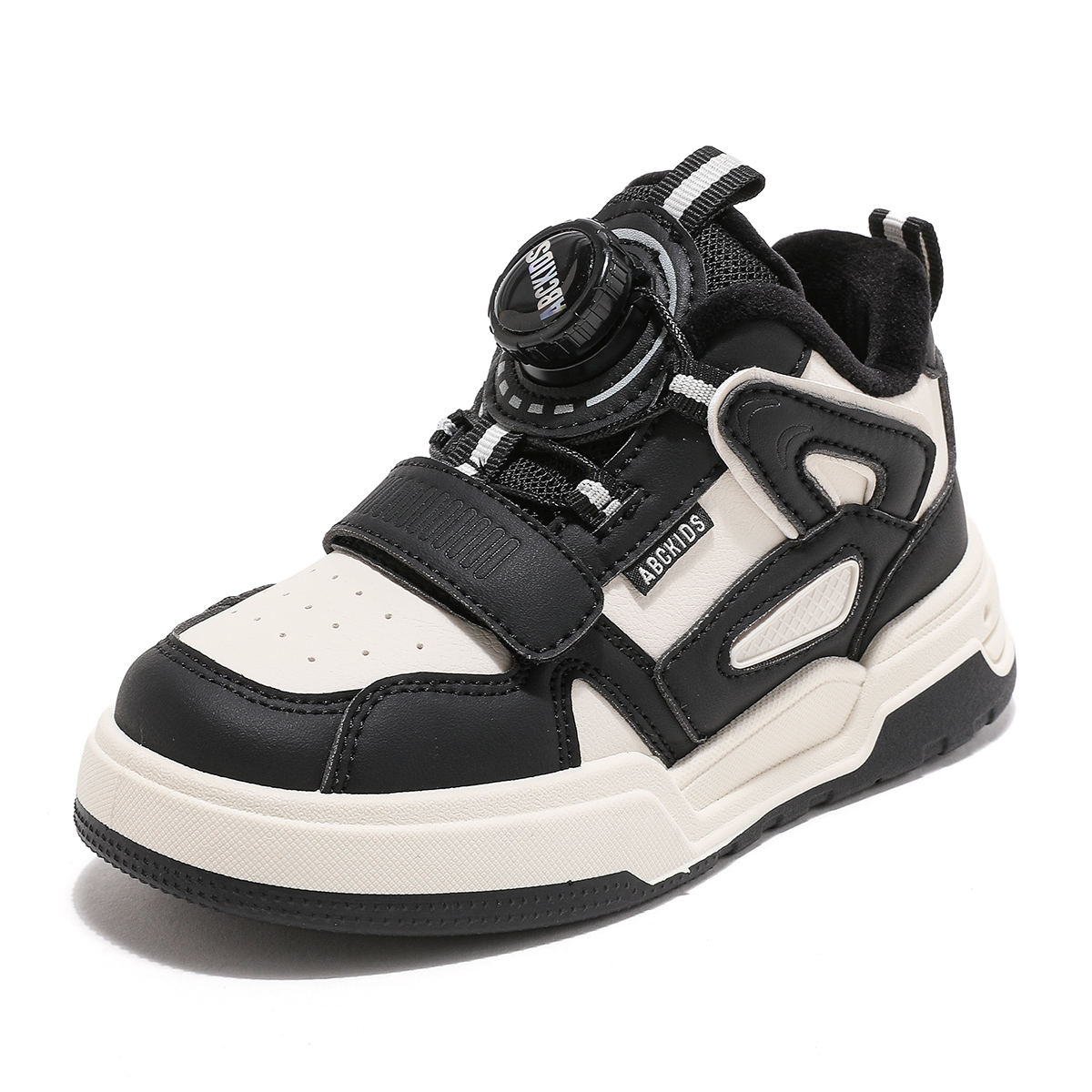 Детские противоскользящие легкие кроссовки Mid-Top с амортизацией и защитой от ударов ABC KIDS, черный/бежевый
Детские противоскользящие легкие кроссовки Mid-Top с амортизацией и защитой от ударов ABC KIDS, черный/бежевый