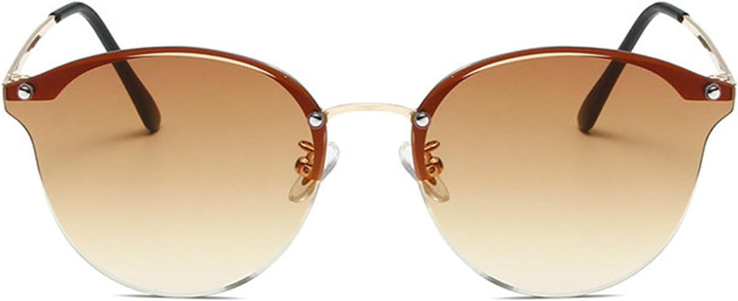 Willochra Популярные женские и мужские солнцезащитные очки овальной формы «кошачий глаз» для женщин и мужчин, для путешествий, с защитой от УФ-излучения UV400, без оправы, круглые, с градиентным переходом цвета, C4
Willochra Популярные женские и мужские солнцезащитные очки овальной формы «кошачий глаз» для женщин и мужчин, для путешествий, с защитой от УФ-излучения UV400, без оправы, круглые, с градиентным переходом цвета, C4