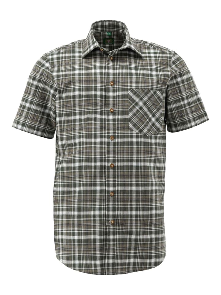 Рубашка OS-Trachten, оливковый 
Рубашка OS-Trachten, оливковый